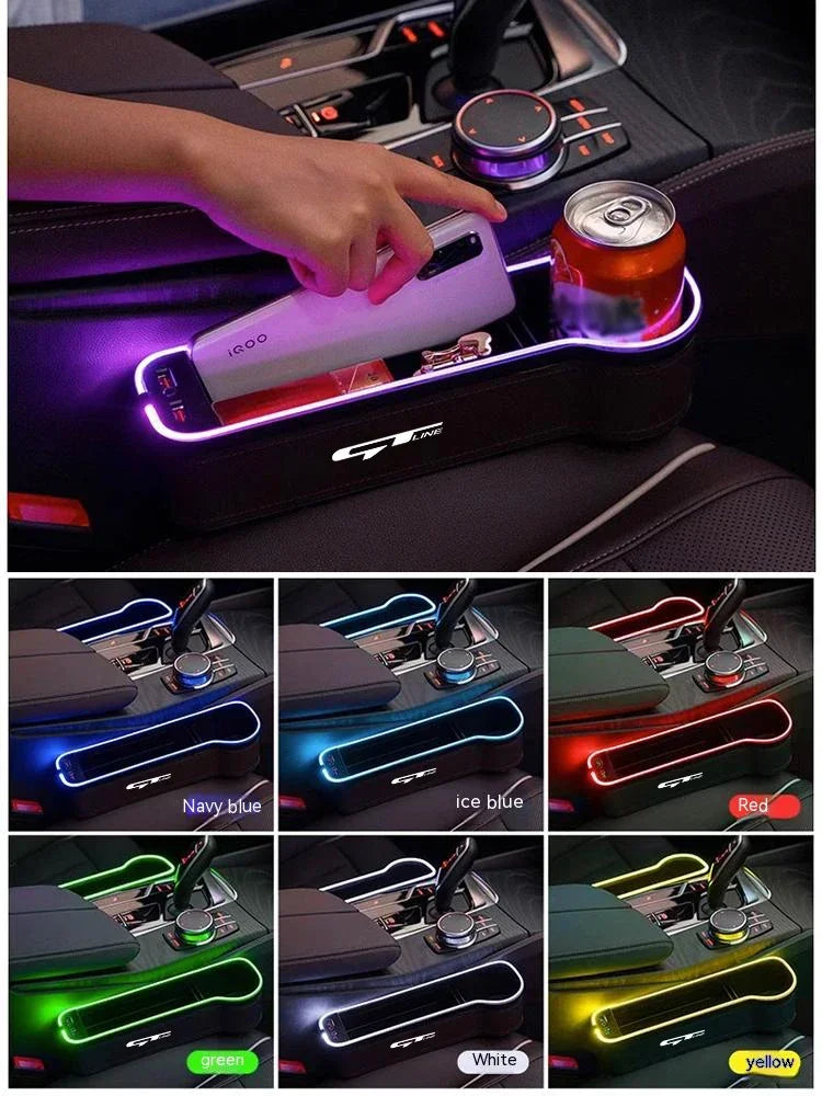 LED Car Seat Gap Storage Box