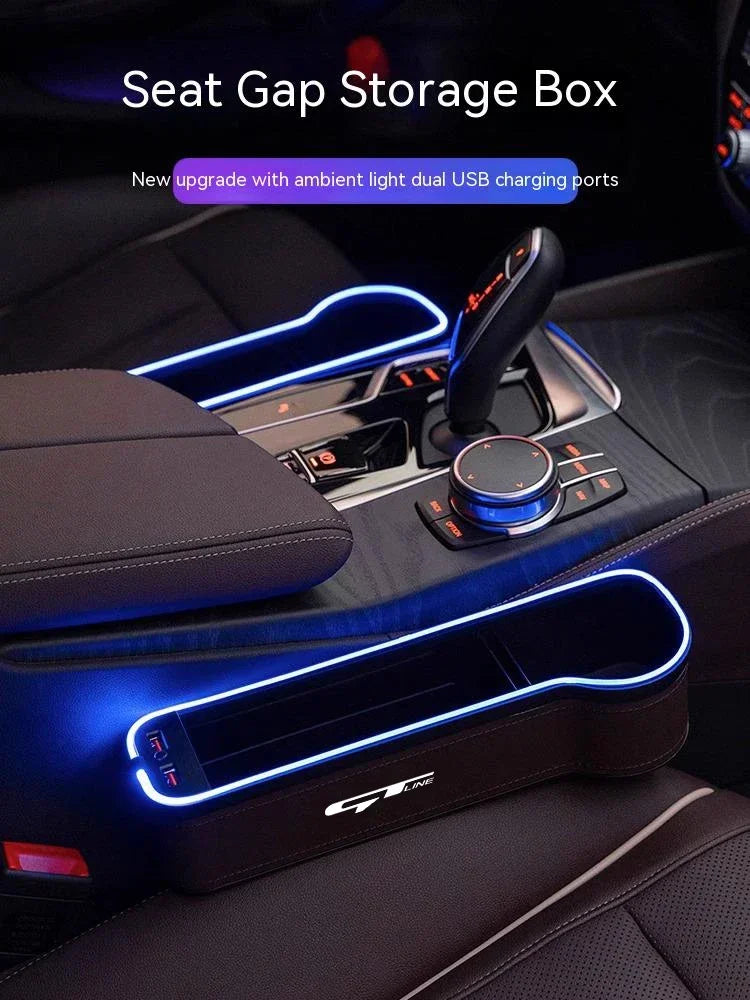 LED Car Seat Gap Storage Box