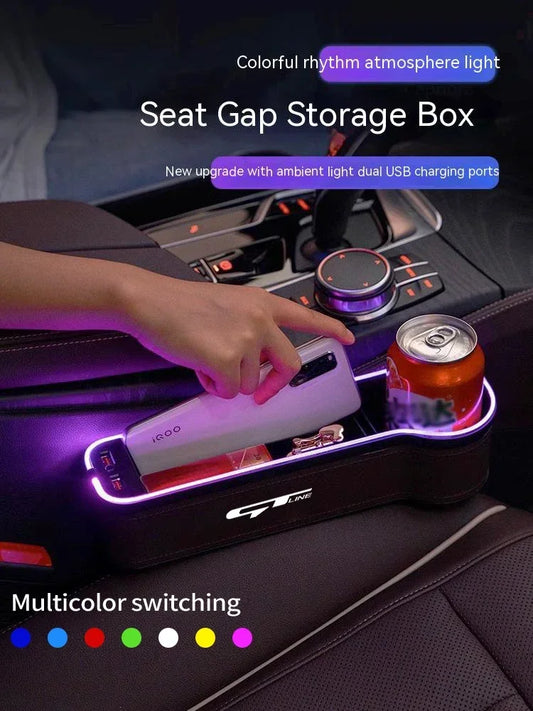 LED Car Seat Gap Storage Box