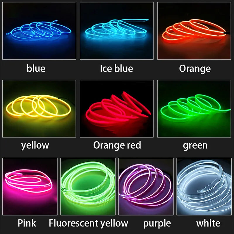 Flexible LED Strip Car Interior Lights